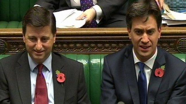 Douglas Alexander and Ed Miliband
