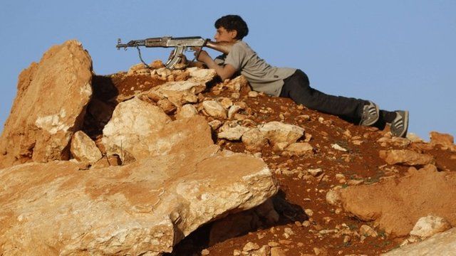 Syrian rebel