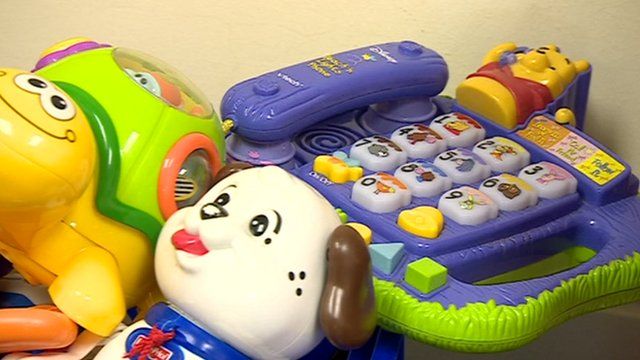 Toys at contact centre