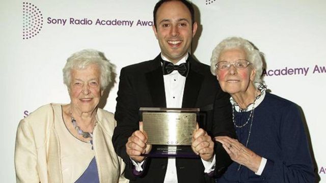 Betty Smith with her award