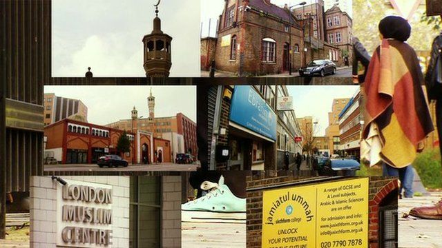Composite graphic of six private Muslim schools in London