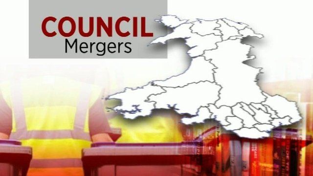 A map of Wales' councils