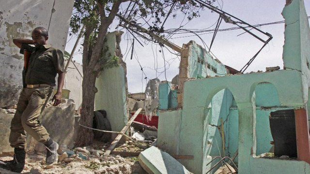 Bomb blast in the Somali capital, Mogadishu