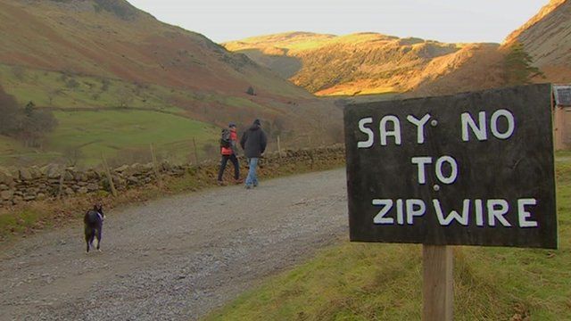 Zip wire poster