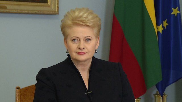 Lithuanian President Dalia Grybauskaite