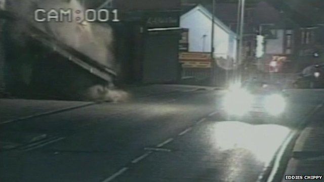 Building collapses in Wrexham