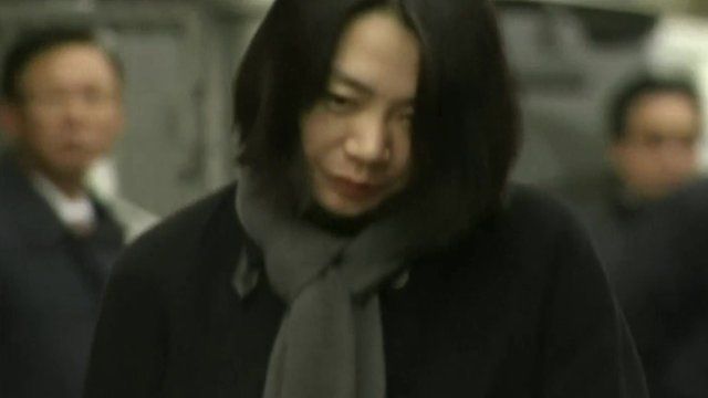 The airline executive's daughter Cho Hyun-ah at the centre of the nut row