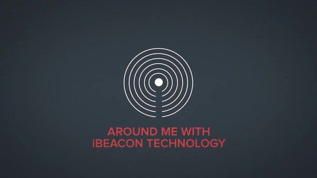 A screenshot from the iBeacons app