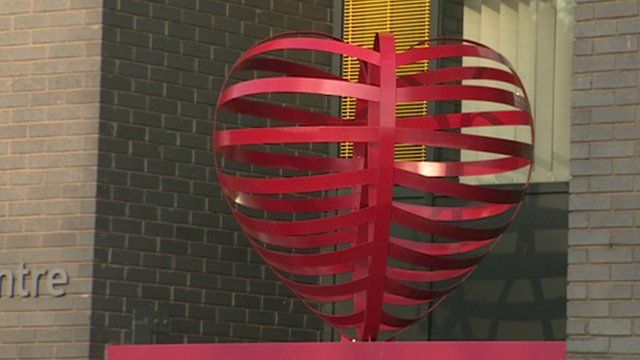 Heart sculpture