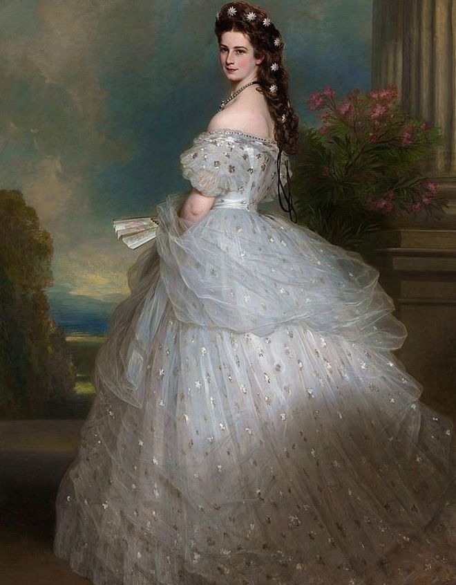 La emperatriz Isabel por Franz Xaver Winterhalter, (1865)