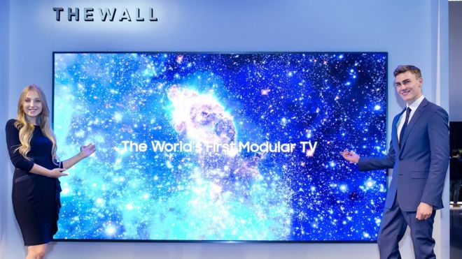 Samsung's  the wall modular tv