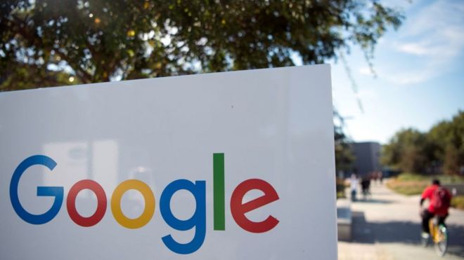 Google sign in Menlo Park, Calif.
