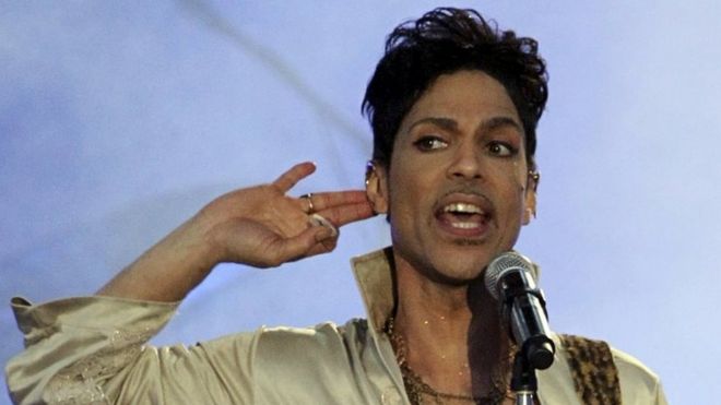 Prince performs in the UK, 2011