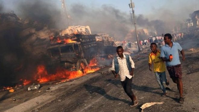 Mji wa Mogadishu umekuwa ukilengwa na kundi la wapiganaji wa al-Shabab ambalo linakabiliana na serikali.