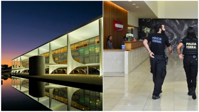 Palácio do Planalto e ação da PF na Odebrecht