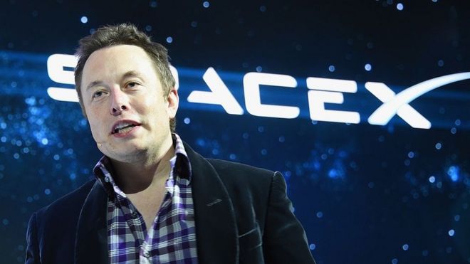 Elon Musk en una conferencia en Silicon Valley