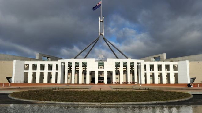 Parliament House in Canberra, Australia