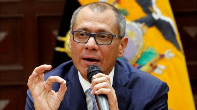 Vicepresidente de Ecuador, Jorge Glas.
