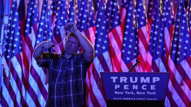 Preparativos de la campaña de Trump en Nueva York