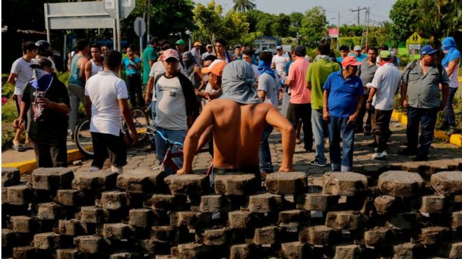 Barricadas en Nquinohomo