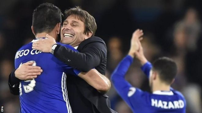 Mkufunzi wa Chelsea Antonio Conte hatahivyo amesema kuwa lengo la Chelsea sio rekodi bali ni taji la Uingereza