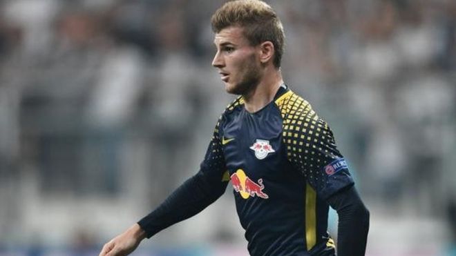 Mshambuliaji wa klabu ya RB Leipzig Timo Werner, 21