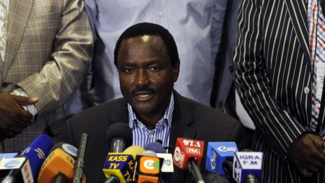 Naibu wa muungano wa Nasa nchini Kenya Kalonzo Musyoka