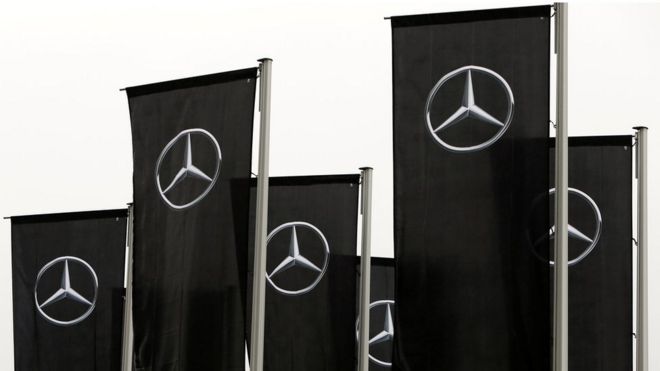 Mercedes flags
