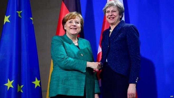 Merkel ‘curious not frustrated’ after Theresa May meeting (bbc.com)