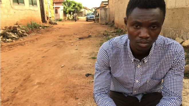 Martin Kyere has walked hundreds of kilometres around Ghana to attempt to track down victimsâ€™ families