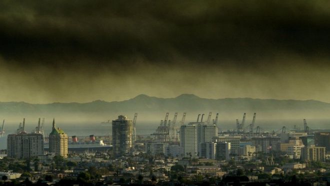 Contaminación del aire en California