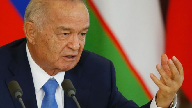 Islam Karimov en 2016