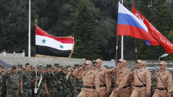 وزير الدفاع الروسي: موسكو بدأت بالفعل سحب قواتها من سوريا _99166228_hi043526491