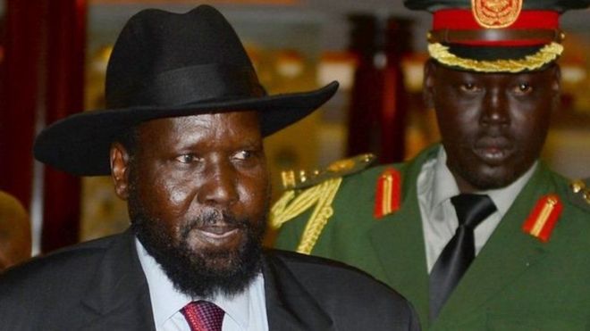 Madaxweynaha South Sudan Salva Kiir