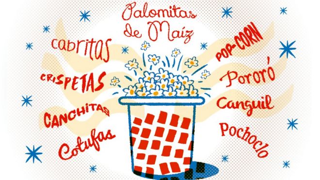 Las varias maneras en las que se le dice a las palomitas en español