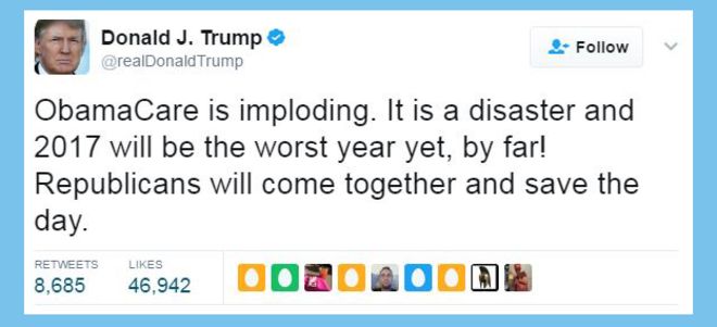 Tweet by Donald Trump