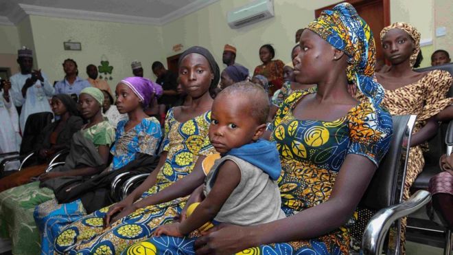 21 Chibok girls released in Nigeria