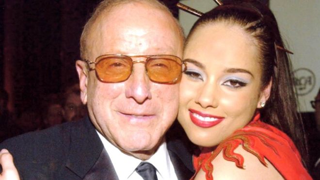 Clive Davis and Alicia Keys