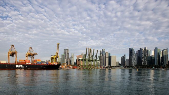 Singapore port