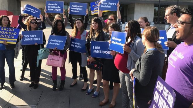 Protests from ACLU