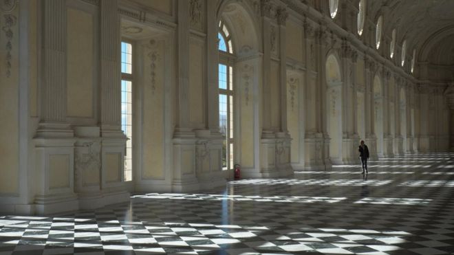 La Galleria Grande, Palazzo Venaria, Turin, Ý