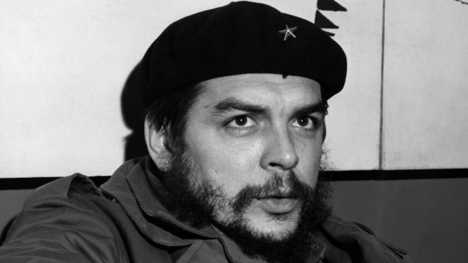 Guevara con su emblemática boina