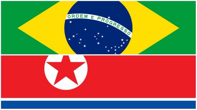 Resultado de imagem para brasil coreia do norte