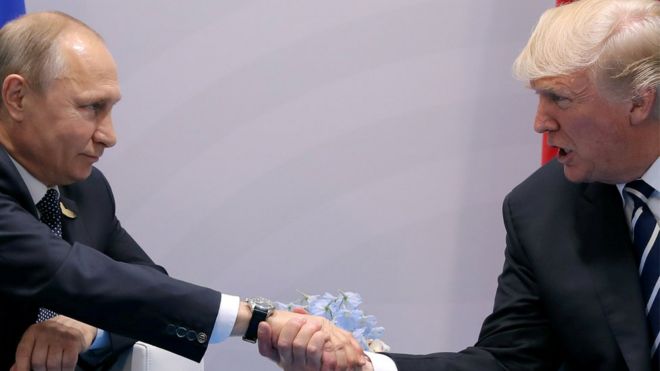 Putin saluda a Trump