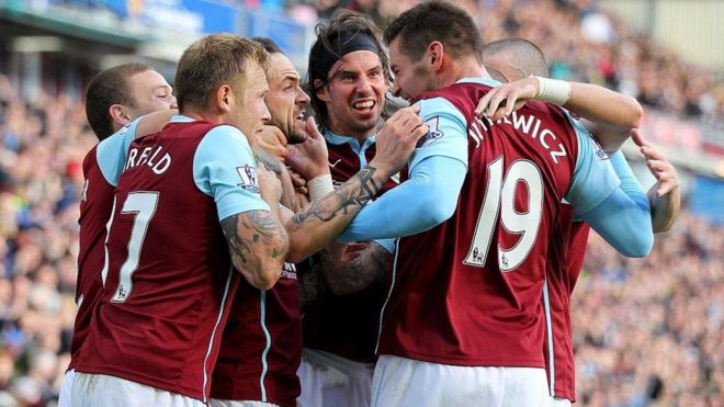 Burnley haijafungwa katika michezo sita kwenye uwanja wake wa Turf Moor