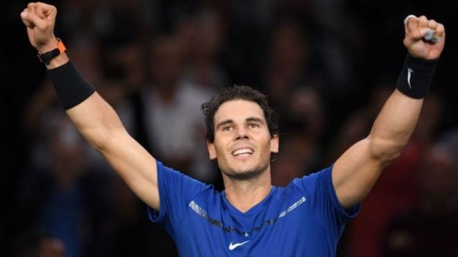 Rafael Nadal alishinda vikombe vya French Open na US Open mwaka 2017