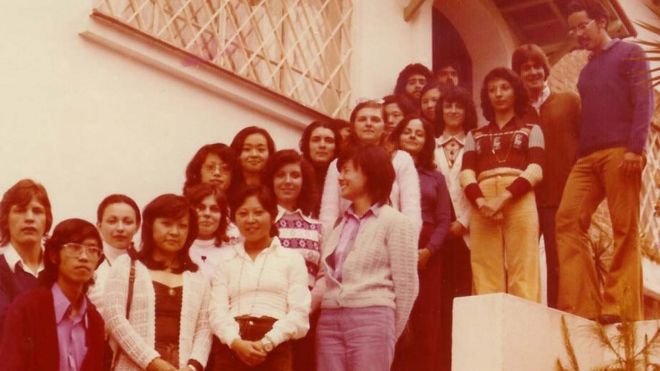 Primeira de formados no curso de CiÃªncia da ComputaÃ§Ã£o do IME, em 1974