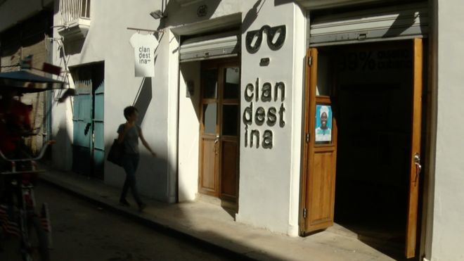 Tienda de Clandestina en La Habana Vieja