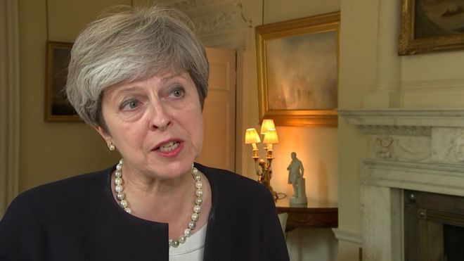 Theresa May talks about North Korea's missile tests over Japan