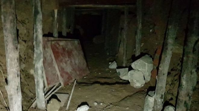 தோண்டிய திருடர்கள் சுரங்கம்